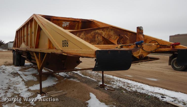 image for item DC0401 1969 Timpte BD2T double hopper bottom dump trailer