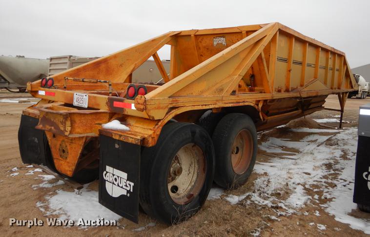 image for item DC0401 1969 Timpte BD2T double hopper bottom dump trailer