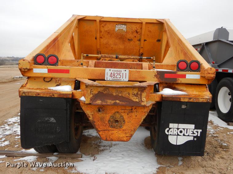 image for item DC0401 1969 Timpte BD2T double hopper bottom dump trailer