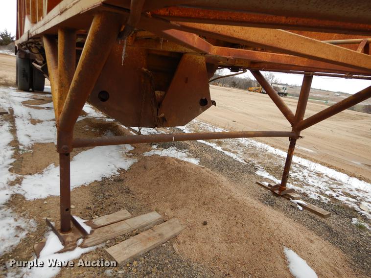 image for item DC0401 1969 Timpte BD2T double hopper bottom dump trailer