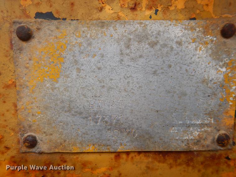 image for item DC0401 1969 Timpte BD2T double hopper bottom dump trailer