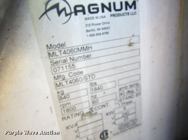 image for item DC4328 Magnum MLT4060MMH light plant