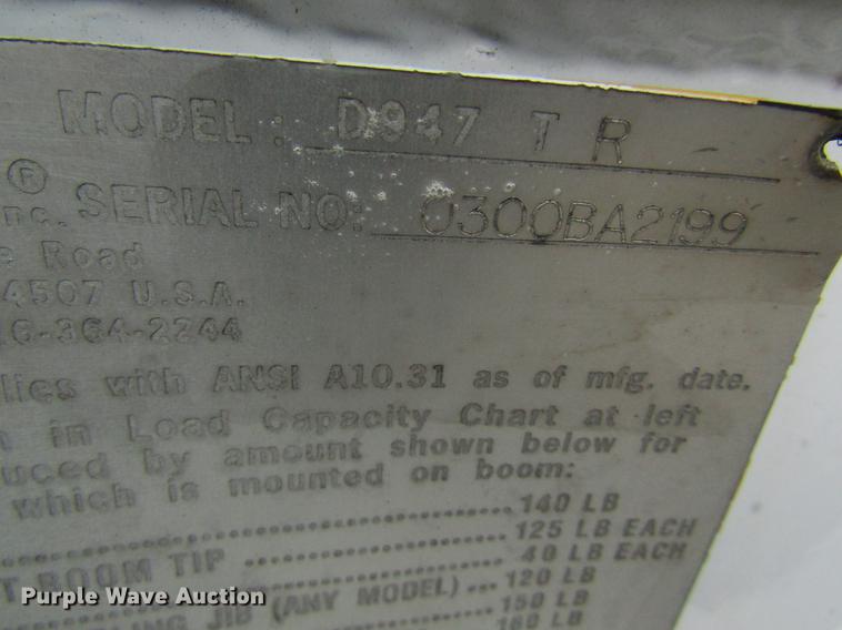 image for item DC4333 2000 Chevrolet C7500 digger derrick truck