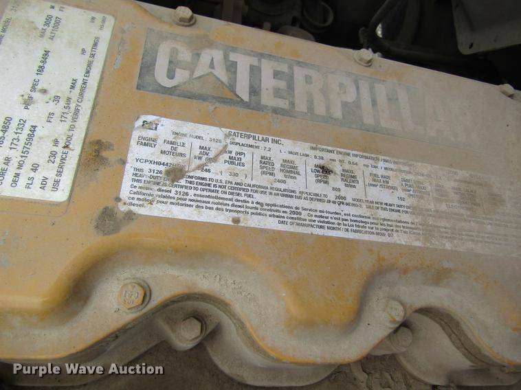 image for item DC4334 2000 Chevrolet C7500 bucket truck