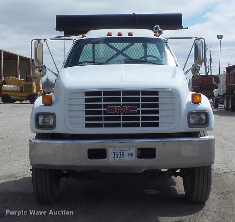 image for item DC7367 1999 GMC C7500 roll-off container truck