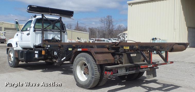image for item DC7367 1999 GMC C7500 roll-off container truck