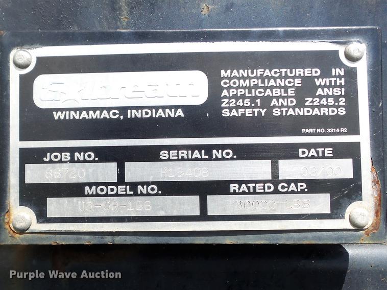 image for item DC7367 1999 GMC C7500 roll-off container truck