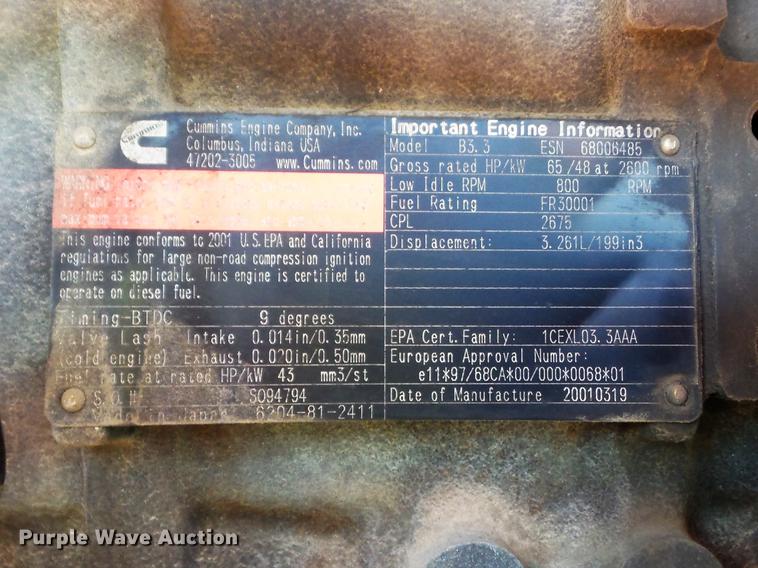 image for item DC7374 2002 Snorkel TB66J boom lift