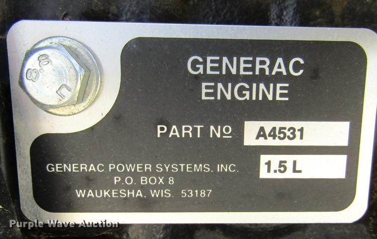image for item DD2705 1998 Generac 00997-0 generator