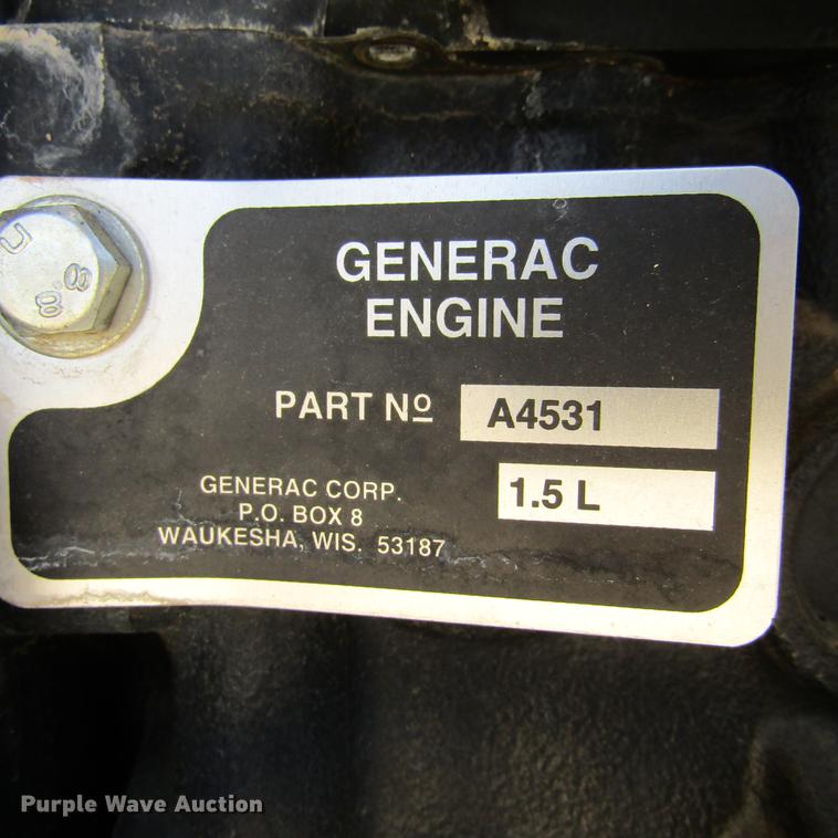 image for item DD2706 1998 Generac 00997-0 generator