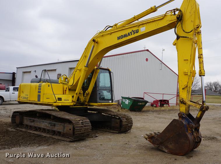 image for item DE3226 1998 Komatsu PC200LC-6E excavator