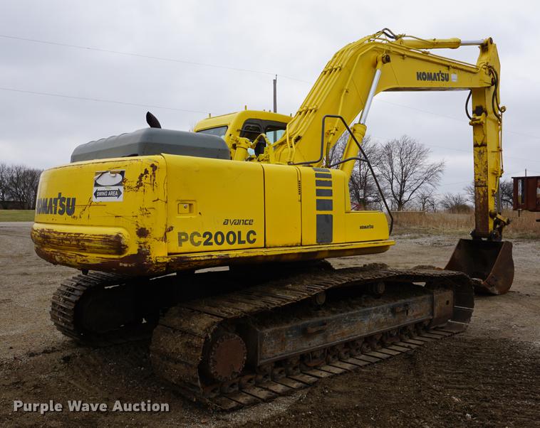 image for item DE3226 1998 Komatsu PC200LC-6E excavator