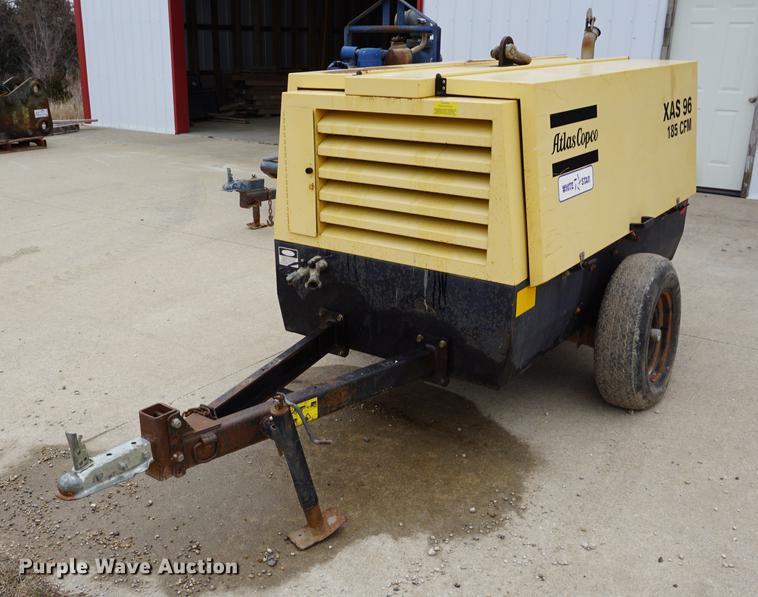 image for item DE3231 2002 Atlas Copco XAS96 air compressor