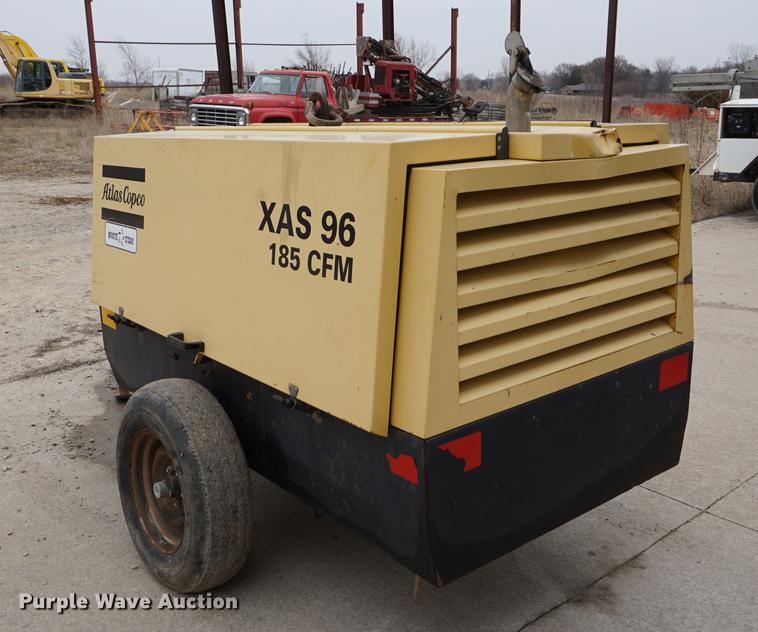 image for item DE3231 2002 Atlas Copco XAS96 air compressor