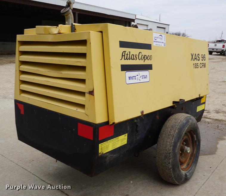image for item DE3231 2002 Atlas Copco XAS96 air compressor
