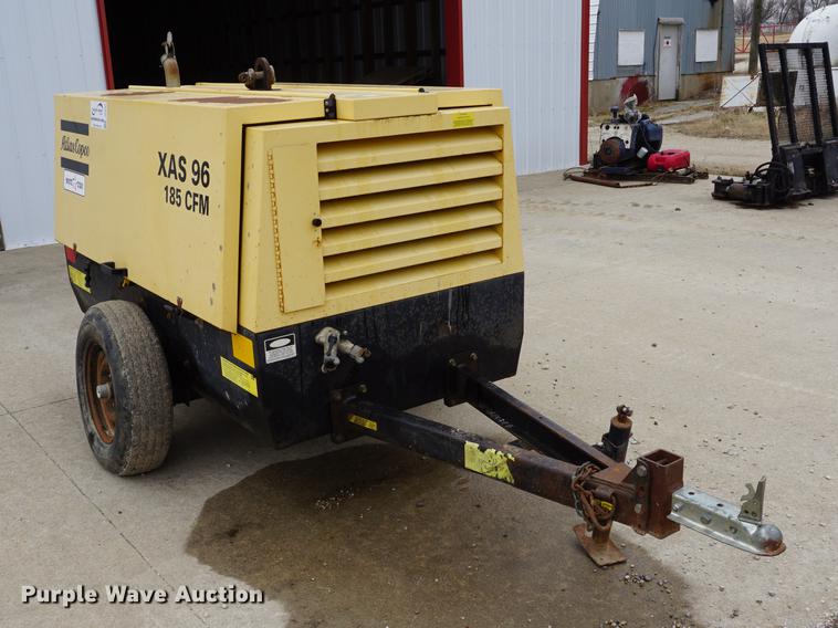 image for item DE3231 2002 Atlas Copco XAS96 air compressor