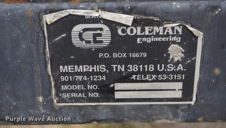 image for item DE3232 1993 Coleman Engineering MH4000RDKH light plant