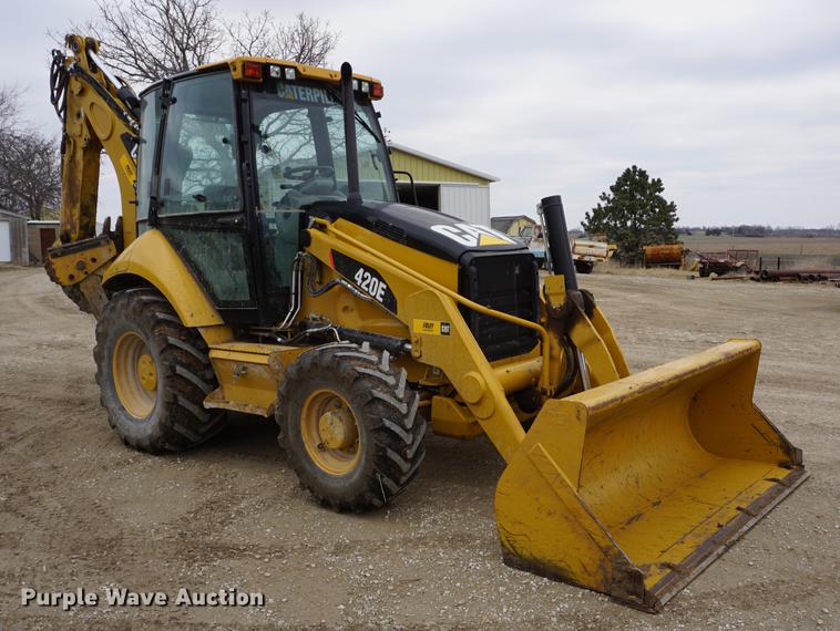 image for item DE3252 2011 Caterpillar 420E backhoe
