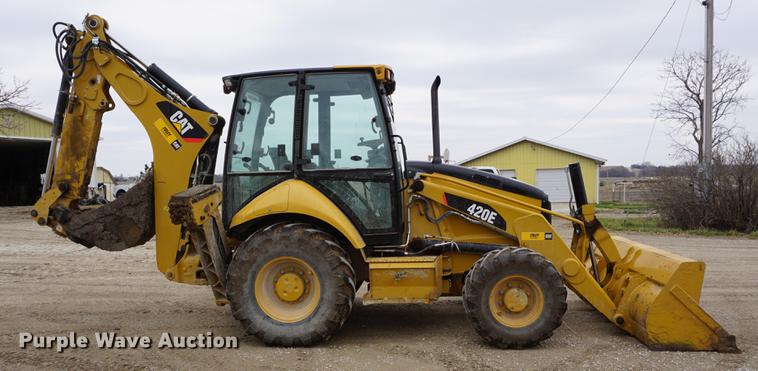 image for item DE3252 2011 Caterpillar 420E backhoe