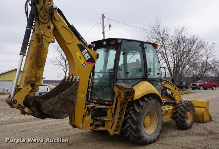 image for item DE3252 2011 Caterpillar 420E backhoe