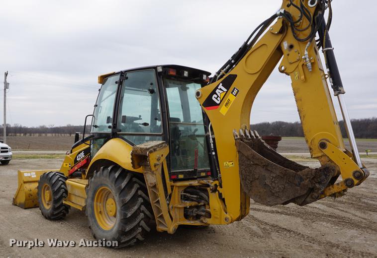 image for item DE3252 2011 Caterpillar 420E backhoe