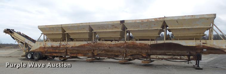 image for item DE3594 1987 Astec PCF-1012-4 five bin cold feed system