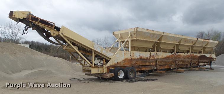 image for item DE3594 1987 Astec PCF-1012-4 five bin cold feed system