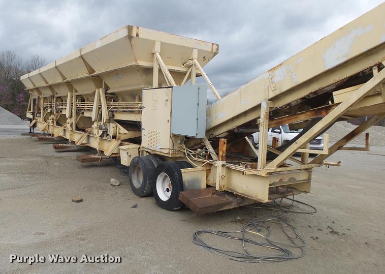 image for item DE3594 1987 Astec PCF-1012-4 five bin cold feed system