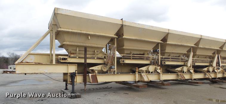 image for item DE3594 1987 Astec PCF-1012-4 five bin cold feed system