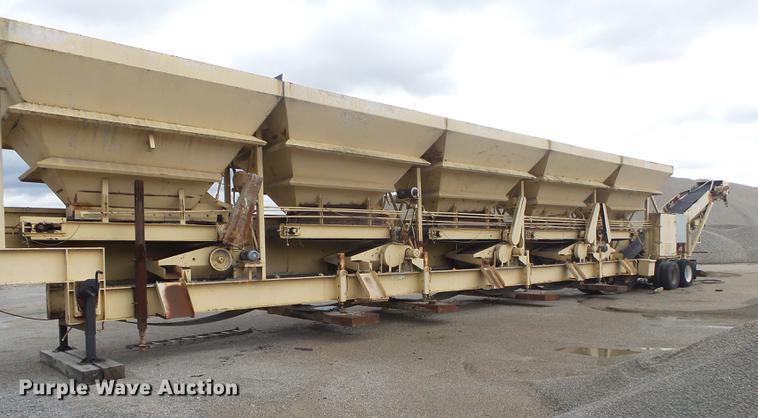 image for item DE3594 1987 Astec PCF-1012-4 five bin cold feed system