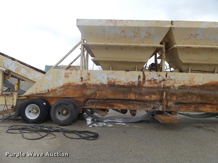 image for item DE3594 1987 Astec PCF-1012-4 five bin cold feed system