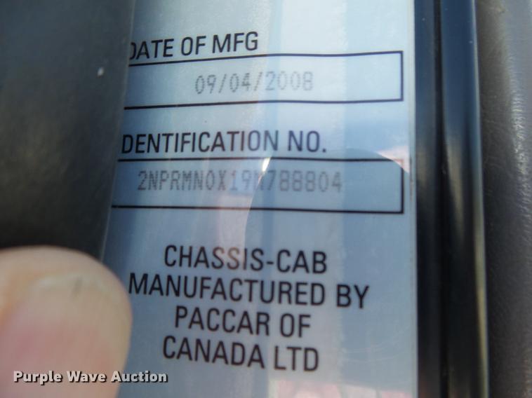 image for item DE3602 2009 Peterbilt 340 truck cab and chassis