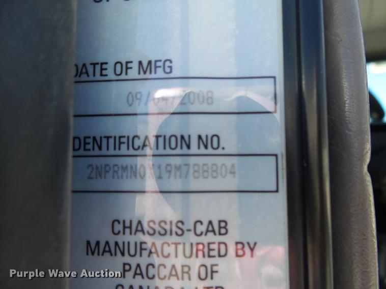 image for item DE3602 2009 Peterbilt 340 truck cab and chassis