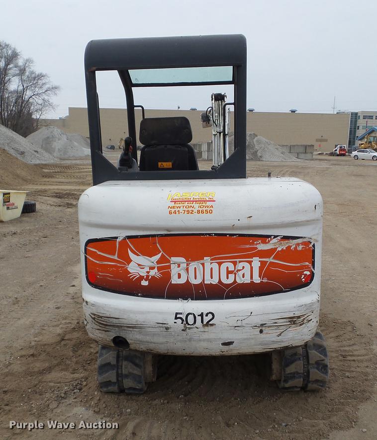 image for item DZ9286 2007 Bobcat 331G mini excavator