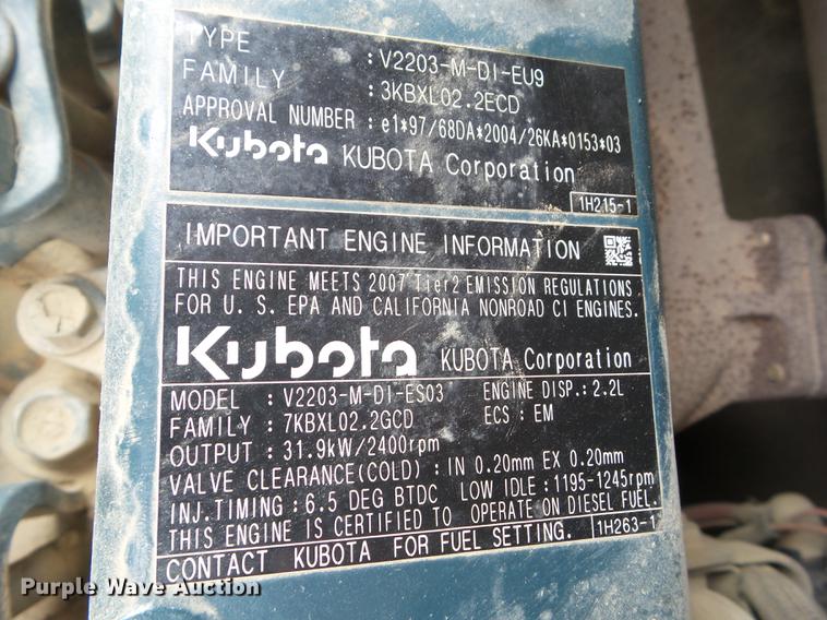 image for item DZ9286 2007 Bobcat 331G mini excavator