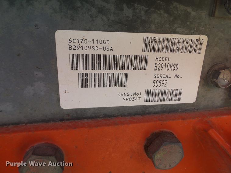image for item DZ9288 Kubota B2910 MFWD tractor