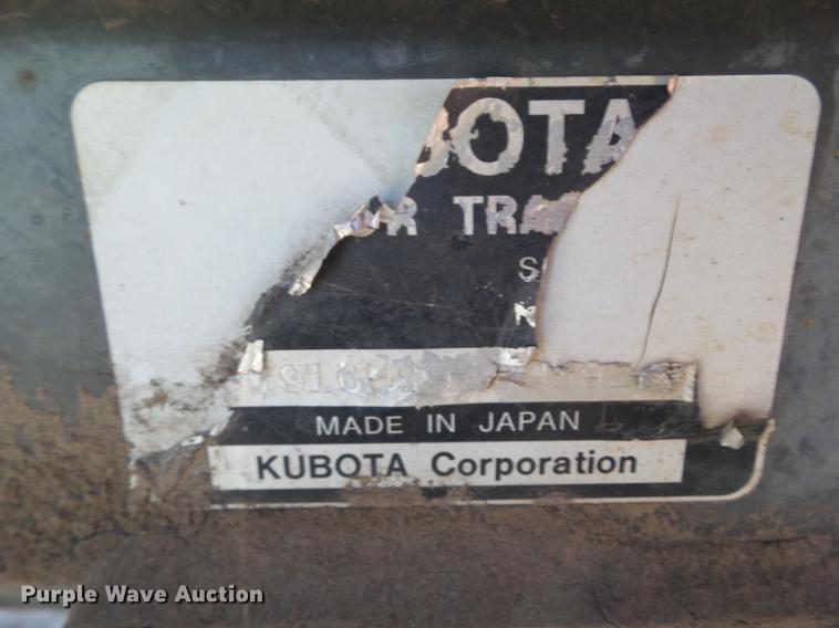 image for item DZ9288 Kubota B2910 MFWD tractor