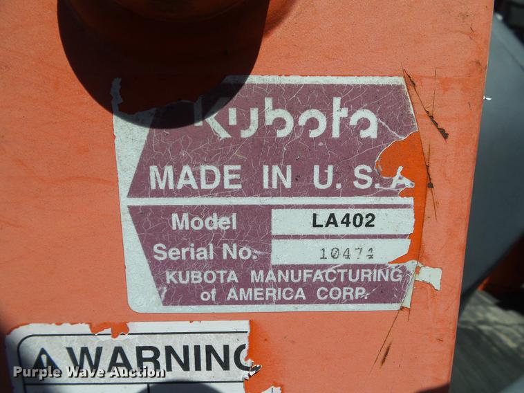 image for item DZ9288 Kubota B2910 MFWD tractor