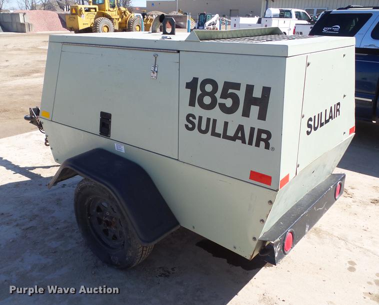 image for item DZ9291 2010 Sullair 185HDPOJD air compressor