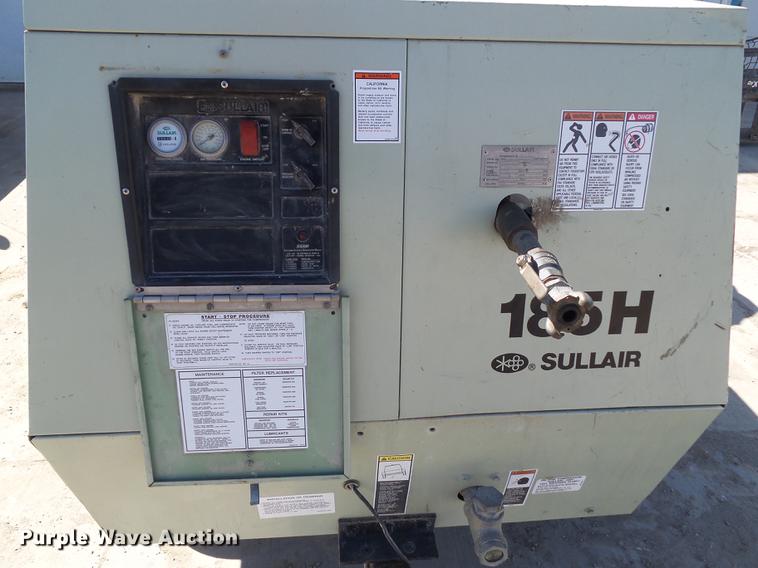 image for item DZ9291 2010 Sullair 185HDPOJD air compressor