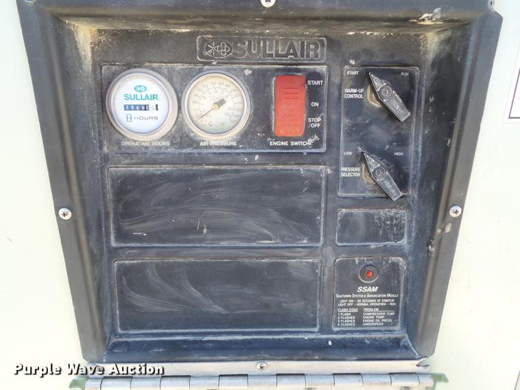 image for item DZ9291 2010 Sullair 185HDPOJD air compressor