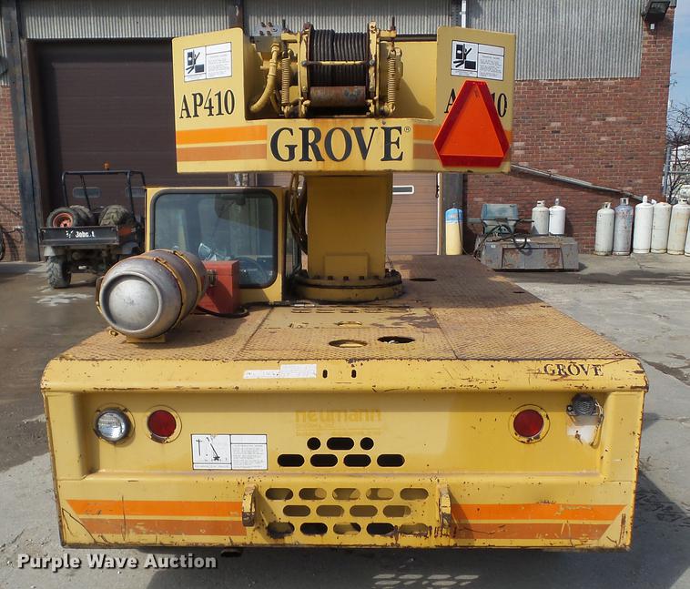image for item DZ9298 1996 Grove AP410 crane