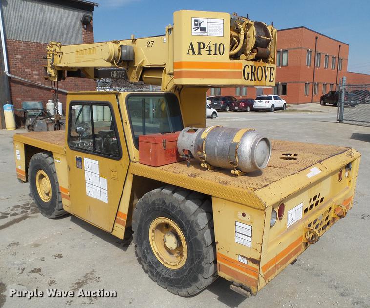 image for item DZ9298 1996 Grove AP410 crane