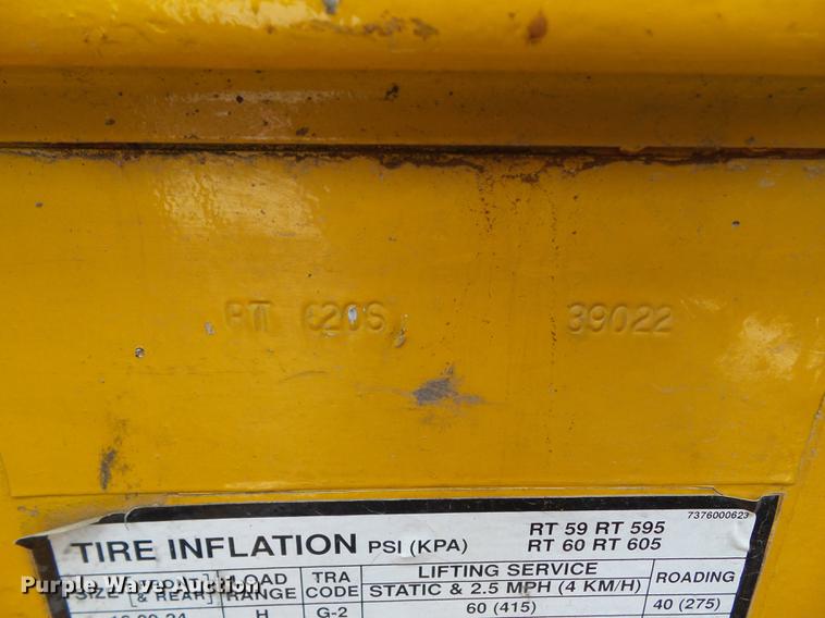 image for item DZ9300 1977 Grove RT620S crane