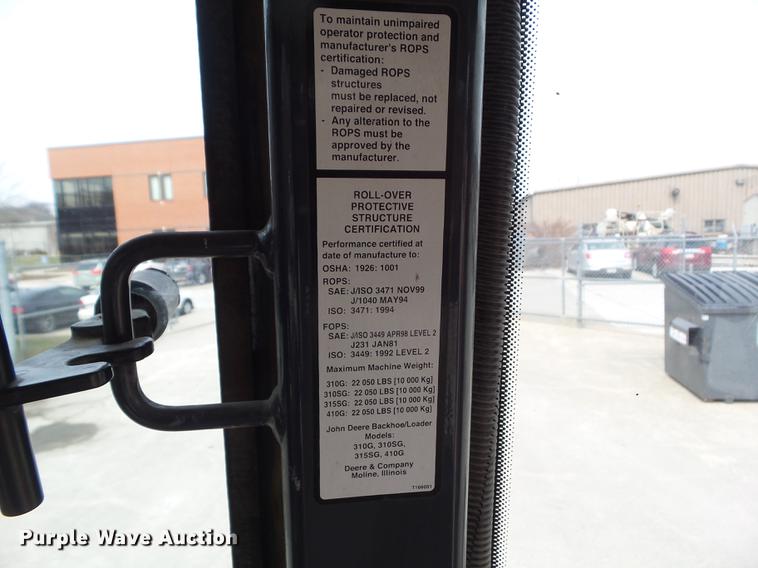 image for item DZ9301 2003 John Deere 310SG backhoe