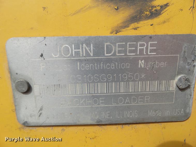 image for item DZ9301 2003 John Deere 310SG backhoe