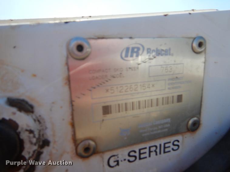 image for item EC9302 2002 Bobcat 763 skid steer