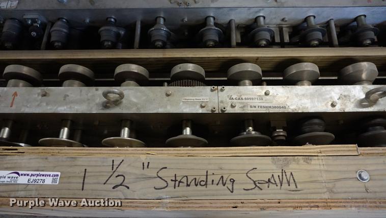 image for item EJ9278 Schlebach 1 1/2" standing seam roll former panel cassette