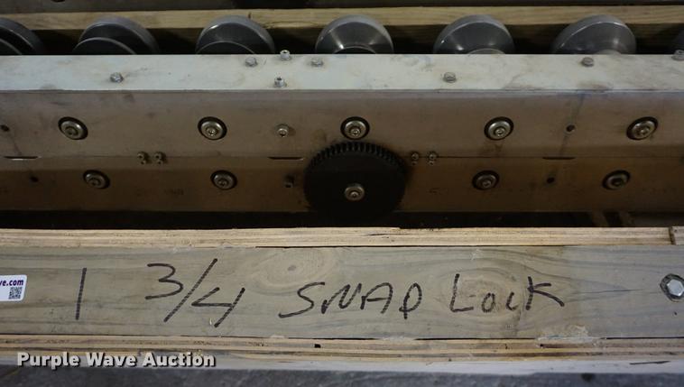 image for item EJ9279 Schlebach 1 3/4" snaplock roll former panel cassette