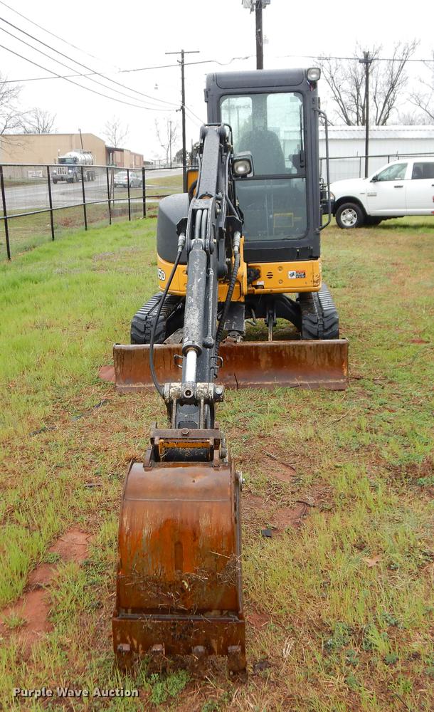 image for item EJ9880 2013 John Deere 35D mini excavator